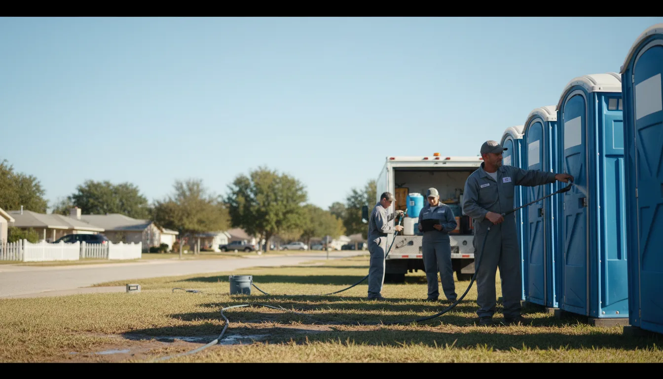 Long-Term Portable Toilet Rental in Silsbee, TX near me
